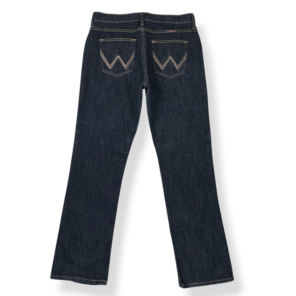 Wrangler Jeans Women 11/12x32 (32x31) Blue Bootcut Low Rise Q-Baby Western